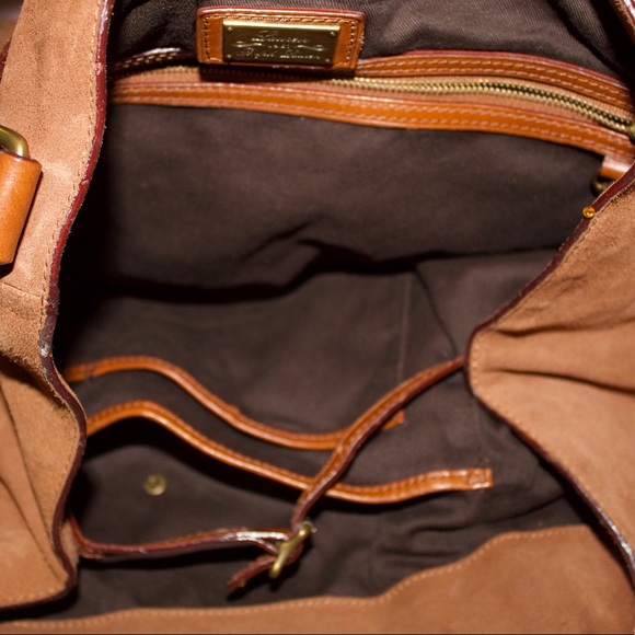 Ralph Lauren Crown Crest Suede Tote - Picture 5 of 7